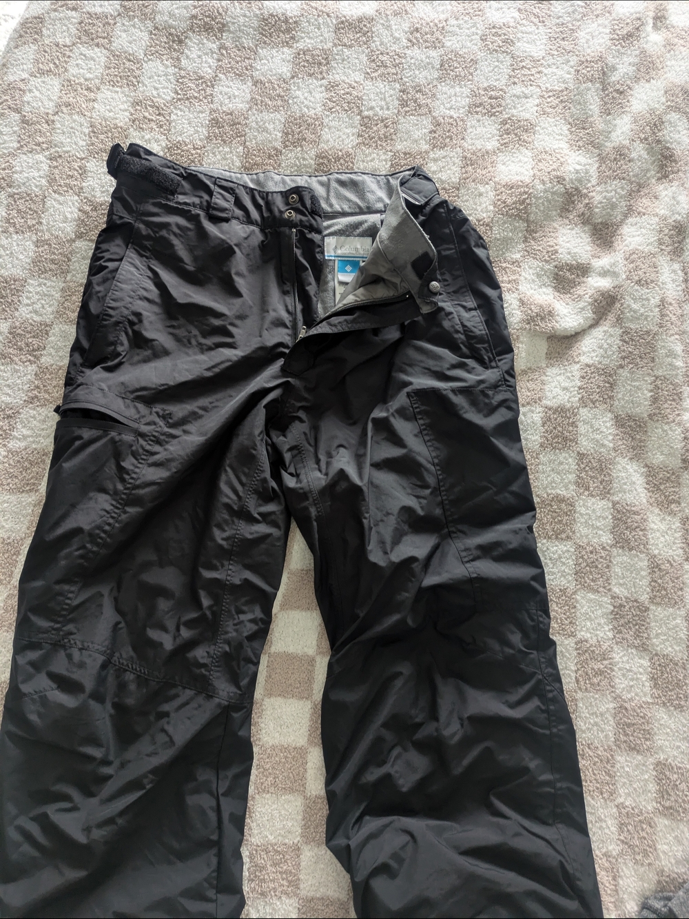 Black Men's Snow Pants By Columbia Sportswear Company